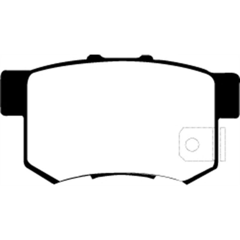 EBC DP41193R - EBCDP41193R - EBC 97 Acura CL 2.2 Yellowstuff Rear Brake Pads - Shipped in Europe - Tuningsupply.com