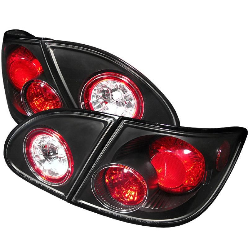 SPYDER 5007339 - SPY5007339 - Spyder Toyota Corolla 03-08 Euro Style Tail Lights Black ALT-YD-TC03-BK - Shipped in Europe - Tuningsupply.com