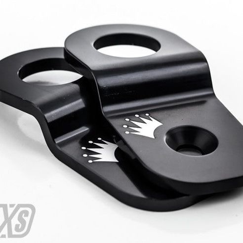 Turbo XS W15-RADSTAY-BLK - TXSW15-RADSTAY-BLK - Turbo XS 15-16 Subaru WRX/STI Billet Aluminum Radiator Stay - Black - Shipped in Europe - Tuningsupply.com