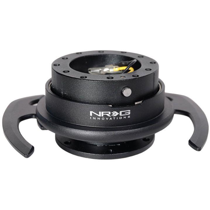 NRG SRK-700BK - NRGSRK-700BK - NRG Quick Release Kit Gen 4.0 - Black Body / Black Ring w/ Handles - Shipped in Europe - Tuningsupply.com