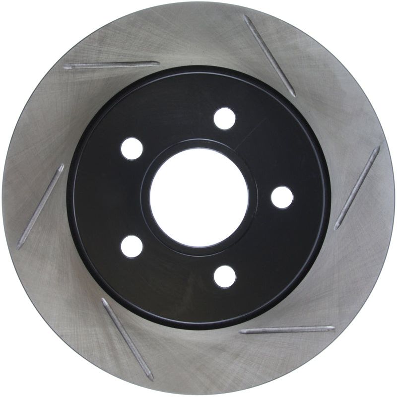 Stoptech 126.61099SL - STO126.61099SL - StopTech 13 Ford Focus ST Slotted Left Rear Rotor - Shipped in Europe - Tuningsupply.com