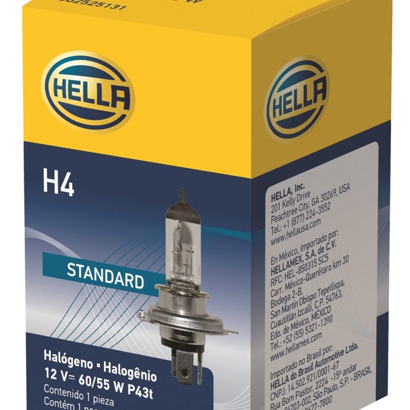 Hella LAH4 - HELLAH4 - Hella Halogen H4 12V 60/55W Bulb - Shipped in Europe - Tuningsupply.com