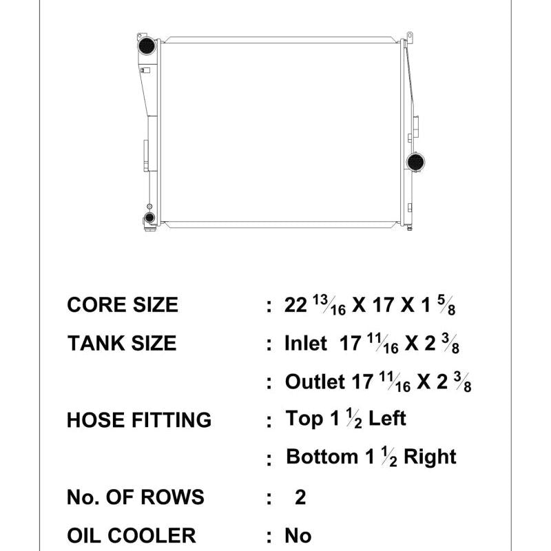 CSF 3055 - CSF3055 - CSF 99-06 BMW 323i / 99-05 BMW 325i / 99-06 BMW 328i / 99-05 BMW 330i / 03-05 BMW Z4 Radiator - Shipped in Europe - Tuningsupply.com