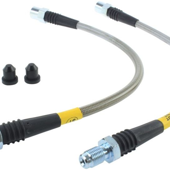 Stoptech 950.34509 - STO950.34509 - StopTech 87-91 BMW M3 / 89-4/91 325/328 Series (E30/E36) Front Stainless Steel Brake Line Kit - Shipped in Europe - Tuningsupply.com