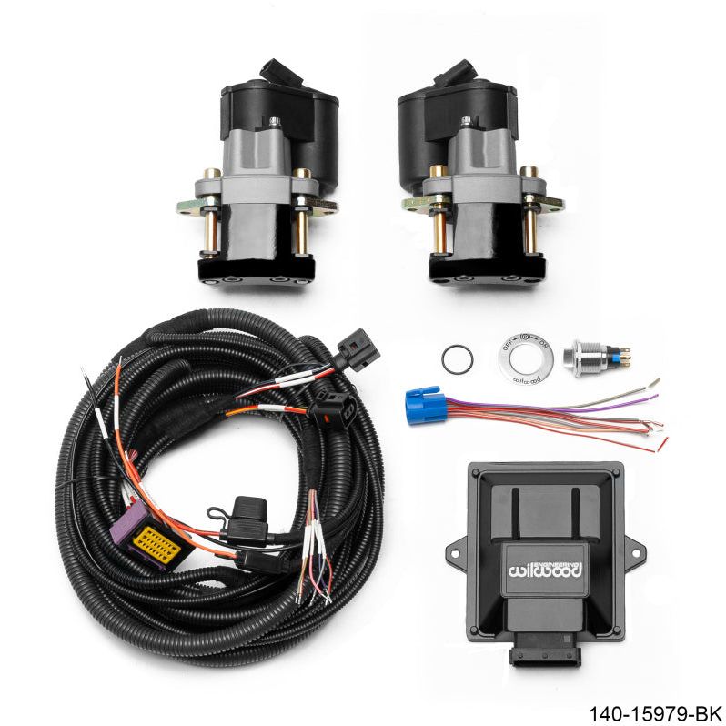 Wilwood 140-15978-BK - WIL140-15978-BK - Wilwood Electronic Parking Brake Rear Retrofit Kit - 0.810in Rotor Black - Shipped in Europe - Tuningsupply.com