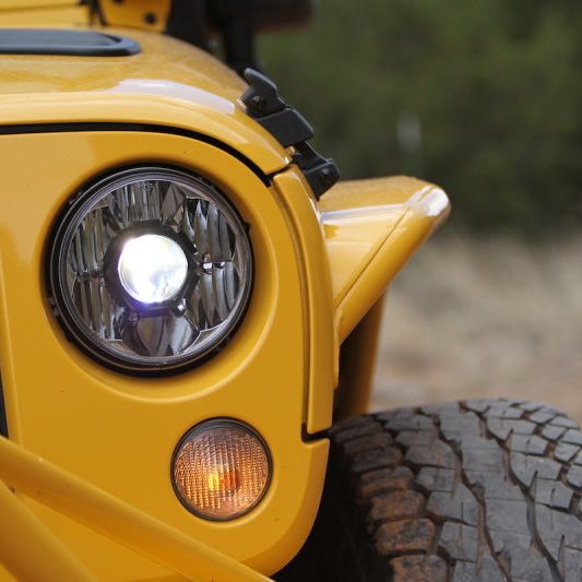 KC HiLiTES 42341 - KCL42341 - KC HiLiTES 07-18 Jeep JK (Not for Rubicon/Sahara) 7in. Gravity LED Pro DOT Headlight (Pair Pack Sys) - Shipped in Europe - Tuningsupply.com