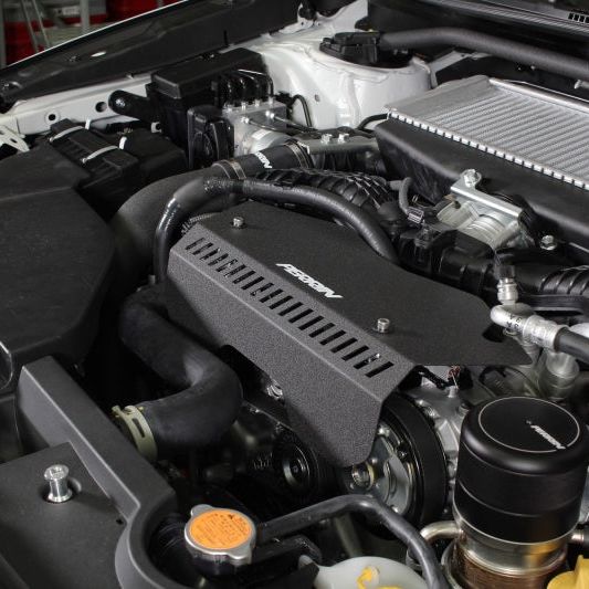 Perrin Performance PSP-ENG-153BK - PERPSP-ENG-153BK - PERRIN 22-25 Subaru WRX Pulley Cover - Black (TALL - For Use w/o PERRIN AOS) - Shipped in Europe - Tuningsupply.com