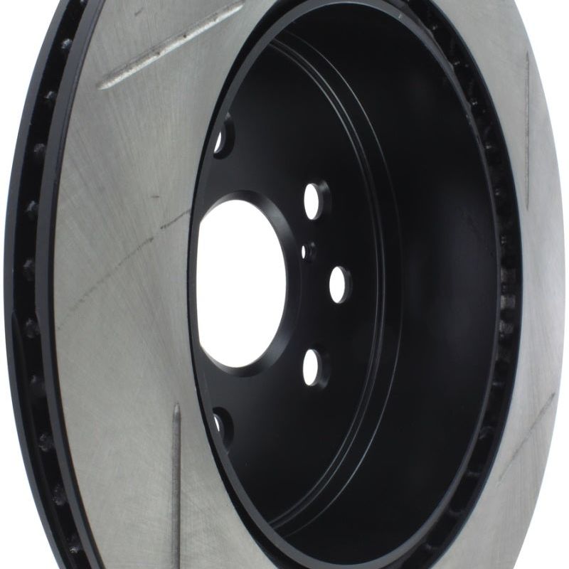 Stoptech 126.44141SR - STO126.44141SR - StopTech Power Slot 06-09 Lexus GS Series / 06-10 IS350 Rear Right Slotted Rotor - Shipped in Europe - Tuningsupply.com