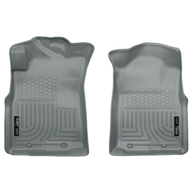 Husky Liners 13942 - HSL13942 - Husky Liners 05-15 Toyota Tacoma Crew/Extended/Standard Cab WeatherBeater Front Grey Floor Liners - Shipped in Europe - Tuningsupply.com