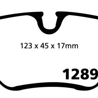 EBC DP41289R - EBCDP41289R - EBC 99-02 BMW Z3 2.5 Yellowstuff Rear Brake Pads - Shipped in Europe - Tuningsupply.com