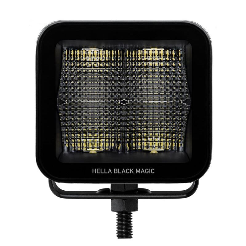 Hella LA358176811 - HELLA358176811 - Hella Universal Black Magic 3.2in L.E.D. Cube Kit - Flood Beam - Shipped in Europe - Tuningsupply.com