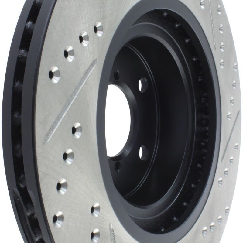 Stoptech 127.47021R - STO127.47021R - StopTech Slotted & Drilled Sport Brake Rotor - Shipped in Europe - Tuningsupply.com