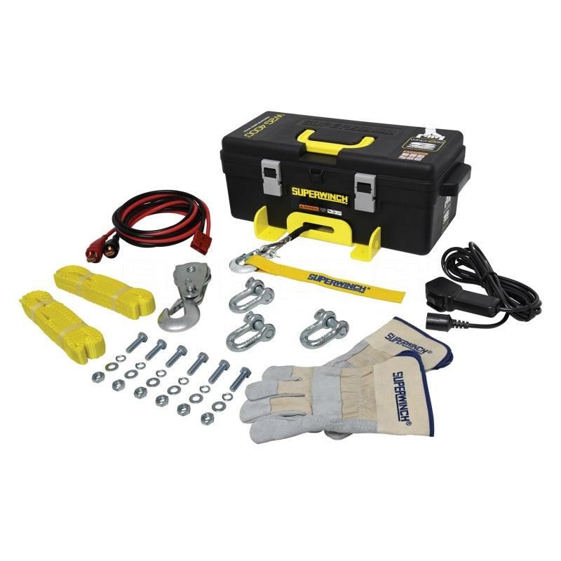Superwinch 1140232 - SUW1140232 - Superwinch 4000 LBS 12V DC 3/16in x 50ft Synthetic Rope Winch2Go - Shipped in Europe - Tuningsupply.com