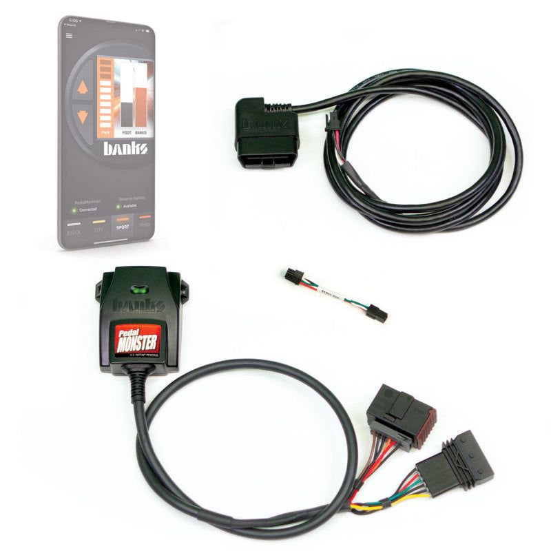 Banks Power 64330 - GBE64330 - Banks Power Pedal Monster Kit (Stand-Alone) - TE Connectivity MT2 - 6 Way - Use w/Phone - Shipped in Europe - Tuningsupply.com