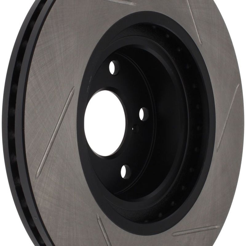 Stoptech 126.47021SR - STO126.47021SR - StopTech Power Slot 06-08 Subaru Legacy / 13 Scion FR-S / 13 Subaru BRZ Front Right Slotted Rotor - Shipped in Europe - Tuningsupply.com