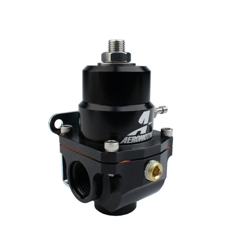 Aeromotive 13305 - AER13305 - Aeromotive Adjustable Regulator - 35-75PSI - .313 Valve - (2) -08 Inlets/-08 Return - Shipped in Europe - Tuningsupply.com