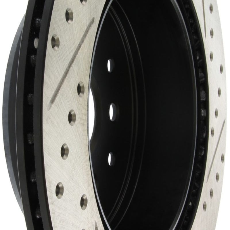 Stoptech 127.44105R - STO127.44105R - StopTech 5/93-98 Toyota Supra Right Rear Slotted & Drilled Rotor - Shipped in Europe - Tuningsupply.com