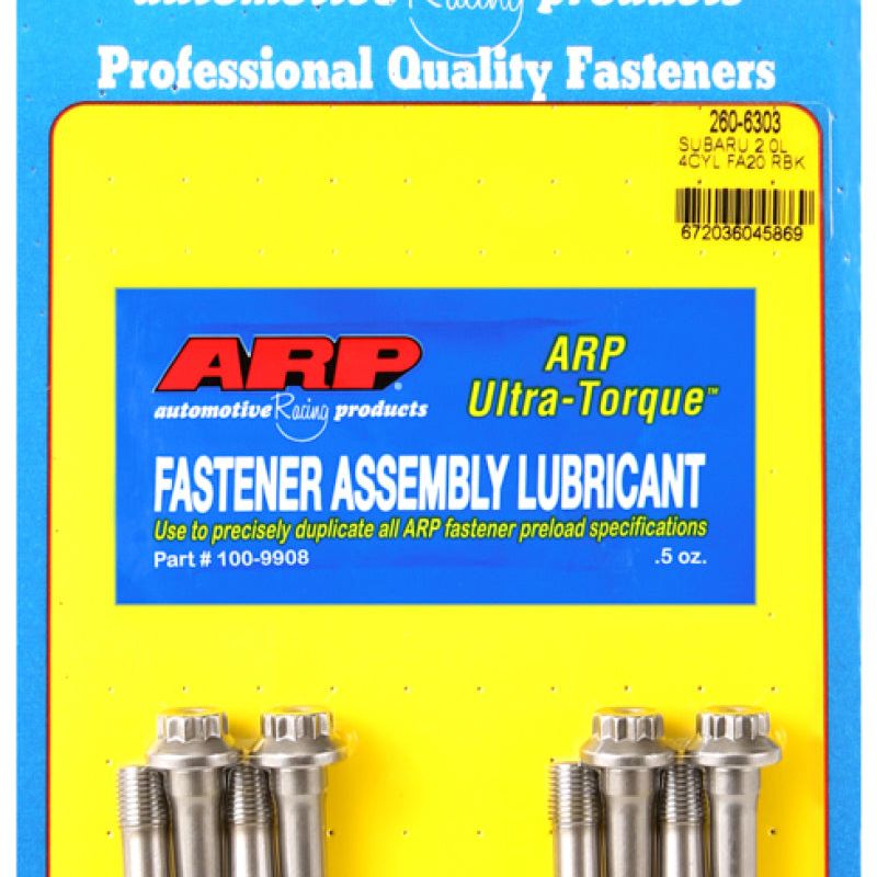 ARP 260-6303 - ARP260-6303 - ARP Subaru FA20 2.0L Rod Bolt Kit - Shipped in Europe - Tuningsupply.com