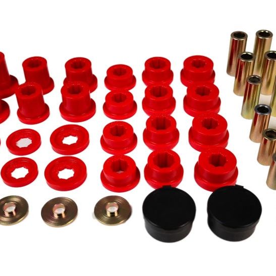 Energy Suspension 8.3140R - ENG8.3140R - Energy Suspension 01-05 Lexus IS300 Rear Control Arm Bushing Set - Red - Shipped in Europe - Tuningsupply.com