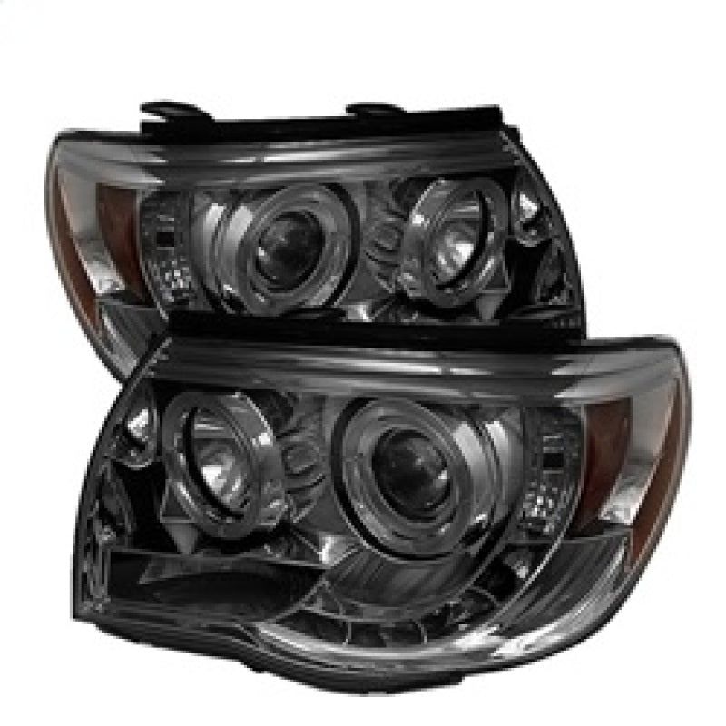 SPYDER 5011930 - SPY5011930 - Spyder Toyota Tacoma 05-11 Projector Headlights LED Halo LED Smoke High H1 Low H1 PRO-YD-TT05-HL-SM - Shipped in Europe - Tuningsupply.com