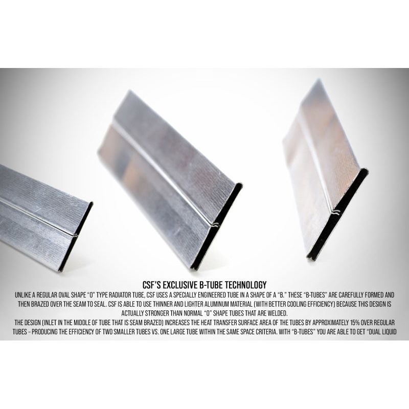 CSF 7053 - CSF7053 - CSF Porsche 911 Turbo (996) / Porsche 911 GT2 (996/997) / Porsche 911 GT3 (997) Center Radiator - Shipped in Europe - Tuningsupply.com