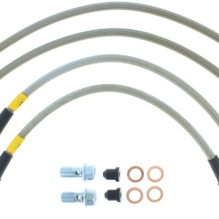 Stoptech 950.66502 - STO950.66502 - StopTech 07-08 Cadillac Escalade Stainless Steel Rear Brake Lines - Shipped in Europe - Tuningsupply.com