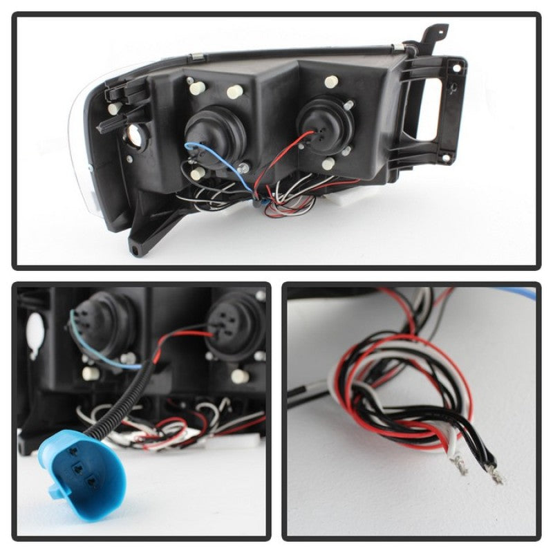 SPYDER 5009982 - SPY5009982 - Spyder Dodge Ram 1500 02-05/Ram 2500 03-05 Projector Headlights LED Halo LED Chrm PRO-YD-DR02-HL-C - Shipped in Europe - Tuningsupply.com