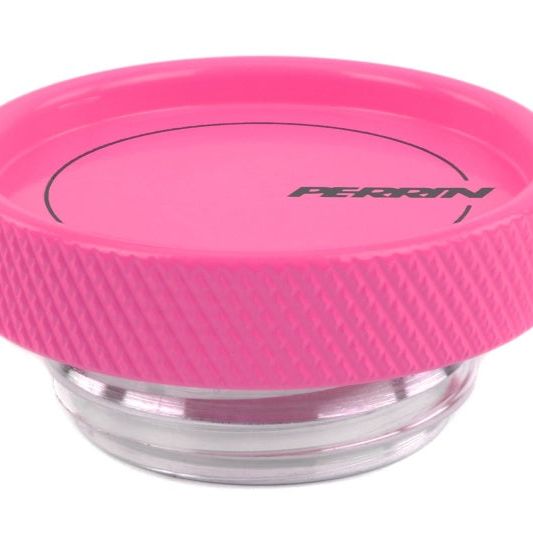 Perrin Performance PSP-ENG-711HP - PERPSP-ENG-711HP - PERRIN 02-25 Subaru Impreza/WRX/STI & 13-25 Crosstrek/BRZ/FR-S/GR86/GR86 Oil Fill Cap - Hyper Pink - Shipped in Europe - Tuningsupply.com