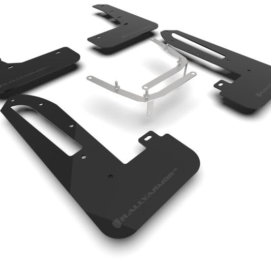 Rally Armor MF97-UR-BLK-GRY - RALMF97-UR-BLK-GRY - Rally Armor 23-25 Honda Civic Type R Black Mud Flap Grey Logo - Shipped in Europe - Tuningsupply.com