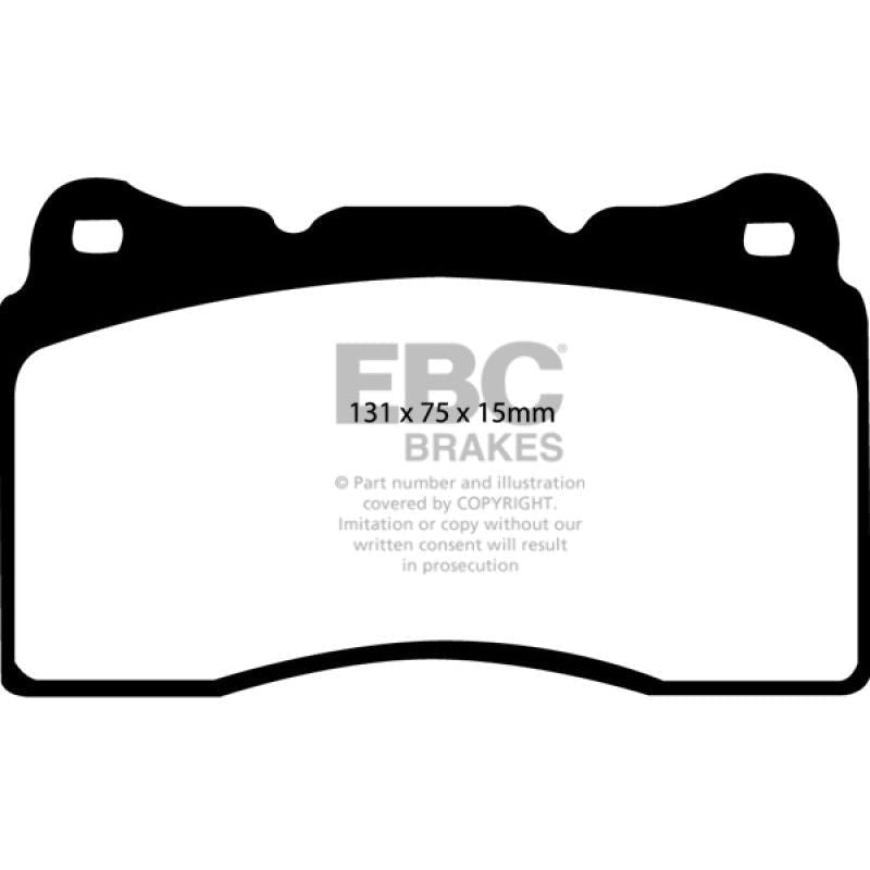 EBC DP21210 - EBCDP21210 - EBC 04-08 Acura TL 3.2 (Manual)(Brembo) Greenstuff Front Brake Pads - Shipped in Europe - Tuningsupply.com