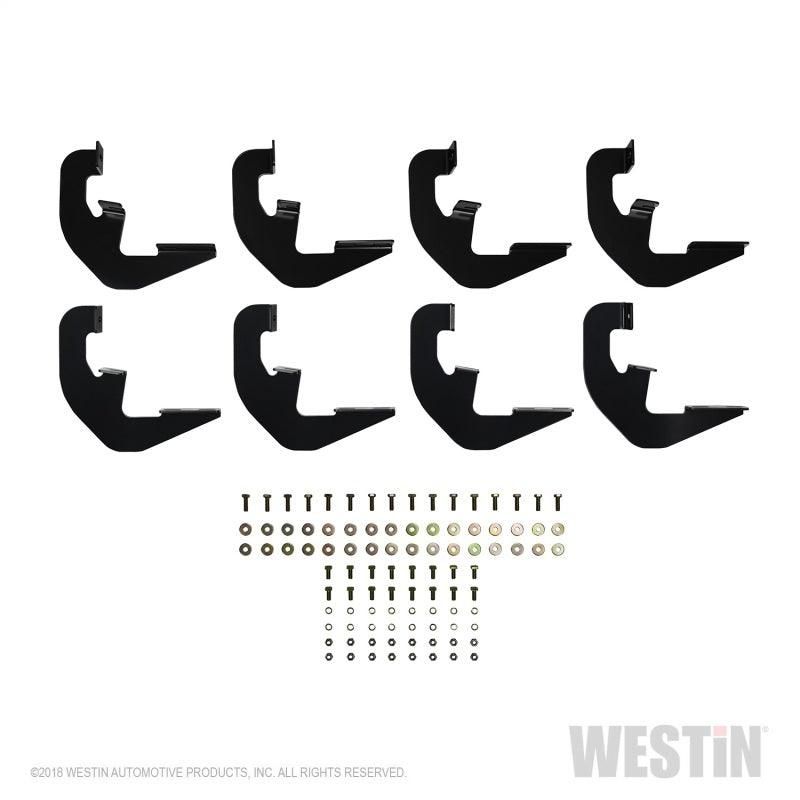 Westin 27-2255 - WES27-2255 - Westin 2019 Chevrolet Silverado/Sierra 1500 Double/CC Non LD Running Board Mount Kit - Black - Shipped in Europe - Tuningsupply.com