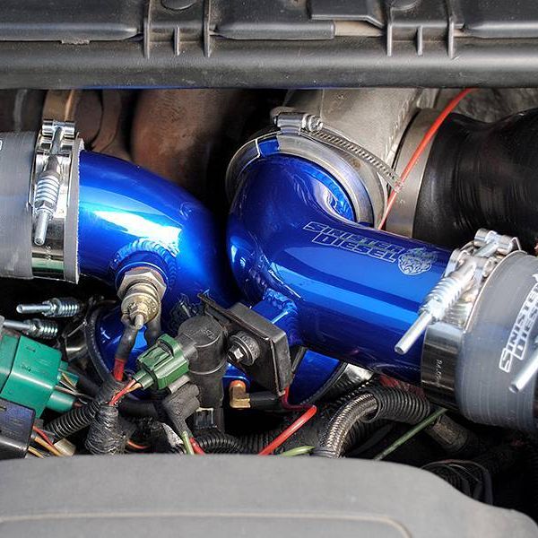 Sinister Diesel SD-INTEL-7.3-BK - SINSD-INTEL-7.3-BK - Sinister Diesel 99.5-03 Ford 7.3L Powerstroke Intake Elbow - Shipped in Europe - Tuningsupply.com