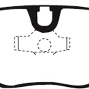 EBC DP3690C - EBCDP3690C - EBC 87-91 BMW M3 2.3 (E30) Redstuff Rear Brake Pads - Shipped in Europe - Tuningsupply.com