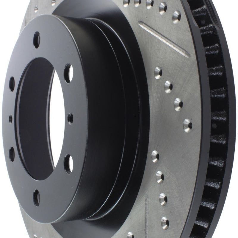 Stoptech 127.44174R - STO127.44174R - StopTech Slotted & Drilled Sport Brake Rotor - Shipped in Europe - Tuningsupply.com