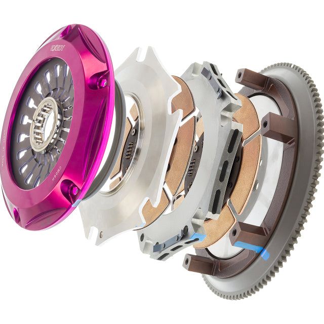 Exedy MM062HD - EXEMM062HD - Exedy 2008-2015 Mitsubishi Lancer Evolution GSR L4 Hyper Twin Cerametallic Clutch Sprung - Shipped in Europe - Tuningsupply.com