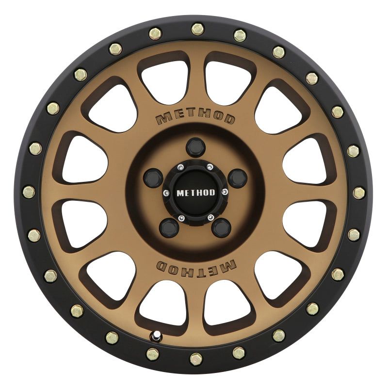 Method Wheels MR30578555900 - MRWMR30578555900 - Method MR305 NV 17x8.5 0mm Offset 5x5.5 108mm CB Method Bronze/Black Street Loc Wheel - Shipped in Europe - Tuningsupply.com