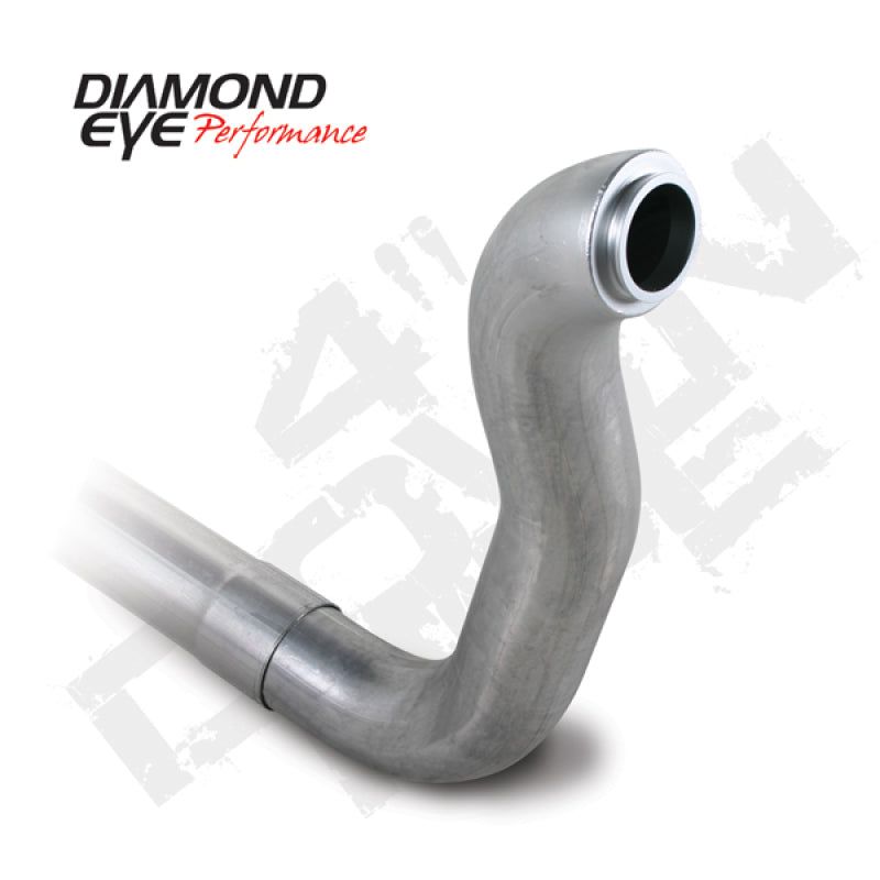 Diamond Eye Performance 220099 - DEP220099 - Diamond Eye Downpipe 4in AL: 89-93 5.9L DODGE MACHINED EF - Shipped in Europe - Tuningsupply.com