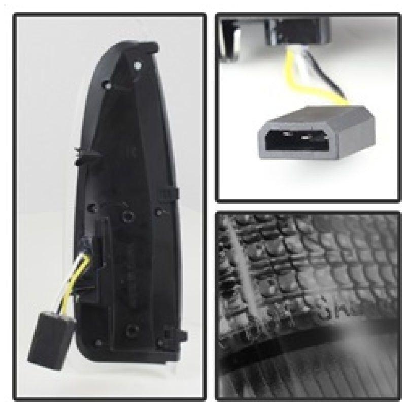 SPYDER 9924729 - SPY9924729 - xTune Ford Superduty F250-F650 03-07 Amber LED Mirror Signal Lens - Smoke ACC-LED-FDSD99-MR-SM - Shipped in Europe - Tuningsupply.com