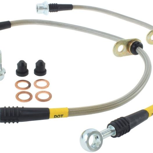 Stoptech 950.44025 - STO950.44025 - StopTech 08-10 Toyota Land Cruiser Front Stainless Steel Brake Line Kit - Shipped in Europe - Tuningsupply.com