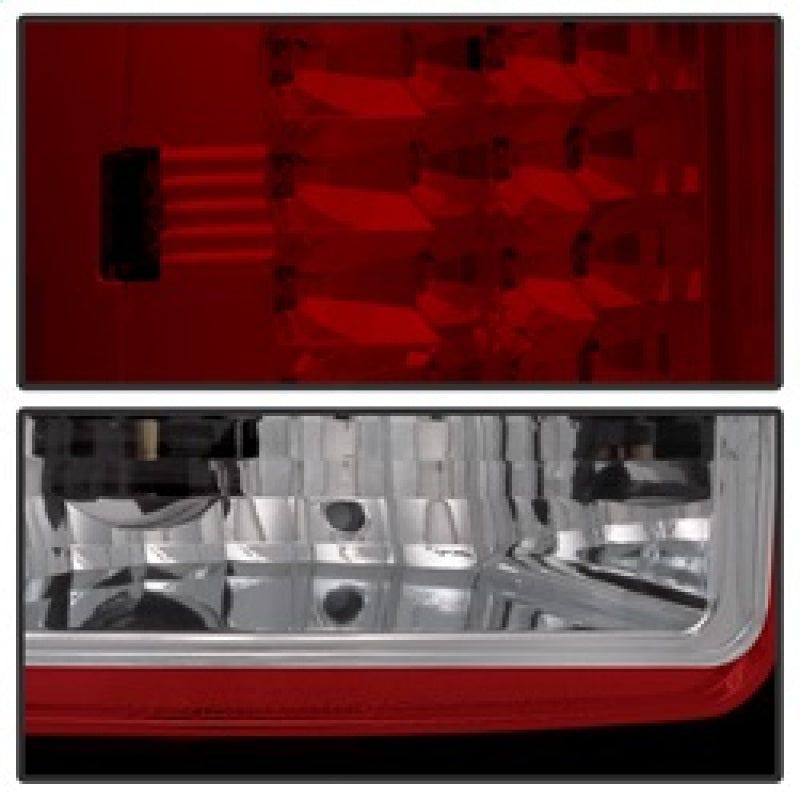 SPYDER 5014955 - SPY5014955 - Spyder GMC Sierra 07-13 (Not 3500 Dually 4 Rear Wheels)LED Tail Lights Red Clear ALT-YD-GS07-LED-RC - Shipped in Europe - Tuningsupply.com