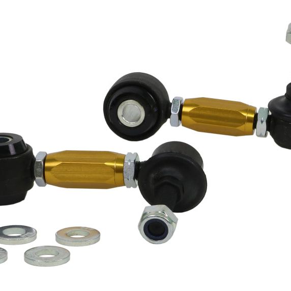 Whiteline KLC203 - WHLKLC203 - Whiteline 90-97 Mazda Miata Adjustable Front Sway Bar Links - Shipped in Europe - Tuningsupply.com