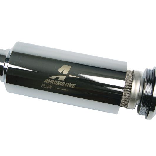 Aeromotive 12302 - AER12302 - Aeromotive Pro-Series In-Line Fuel Filter - AN-12 - 100 Micron SS Element - Shipped in Europe - Tuningsupply.com