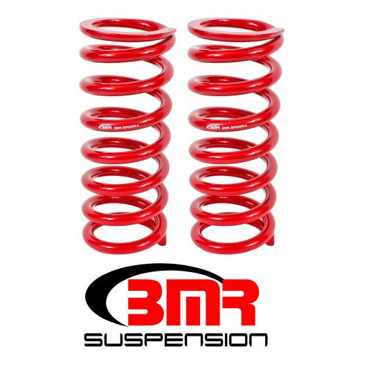 BMR Suspension SP028R - BMRSP028R - BMR 79-04 Fox Mustang Front Lowering Springs - Red - Shipped in Europe - Tuningsupply.com
