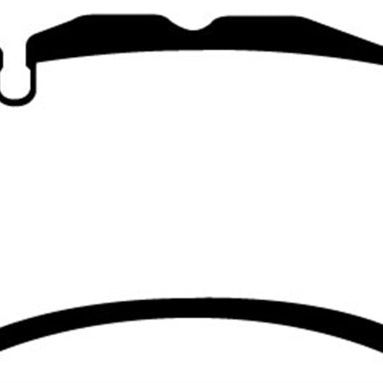 EBC DP41939R - EBCDP41939R - EBC 12+ Maserati Quattroporte 3.8 Twin Turbo Yellowstuff Front Brake Pads - Shipped in Europe - Tuningsupply.com