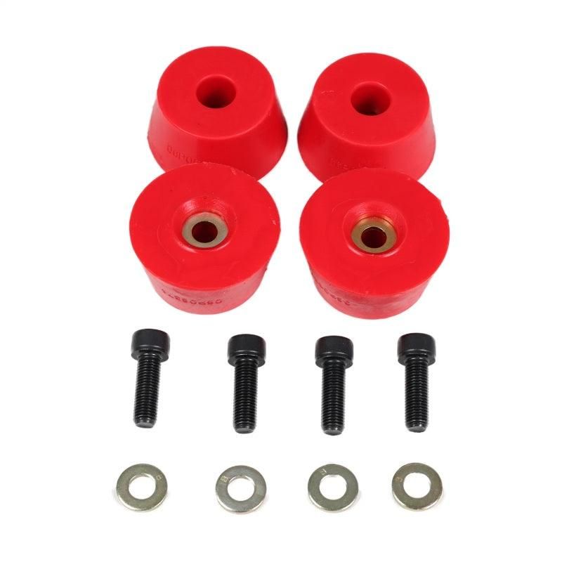 Energy Suspension 8.9103R - ENG8.9103R - Energy Suspension 96-02 Toyota 4Runner Front Hyper Flex Red Bump Stop Set - Shipped in Europe - Tuningsupply.com