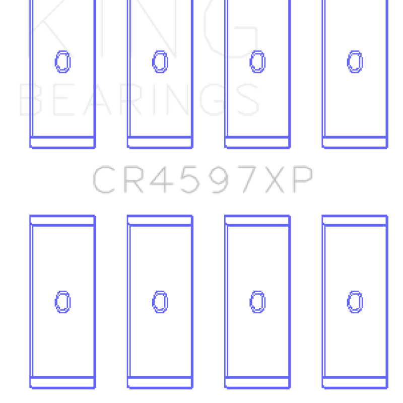 King Engine Bearings GCR4597XP - KINGCR4597XP - King Engine Bearings Volkswagen 2.0L FSI/TFSI Performance Rod Bearing Set - Size STD - Shipped in Europe - Tuningsupply.com