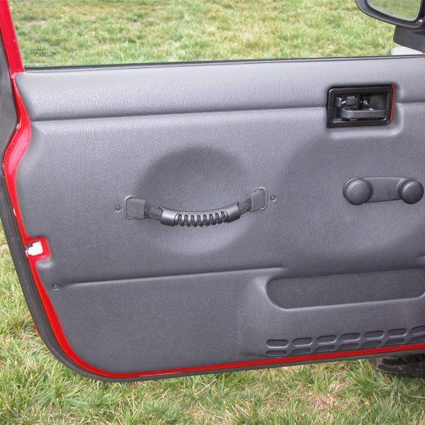 Rugged Ridge 11826.01 - RUG11826.01 - Rugged Ridge Door Pull Straps Black 97-06 Jeep Wrangler - Shipped in Europe - Tuningsupply.com