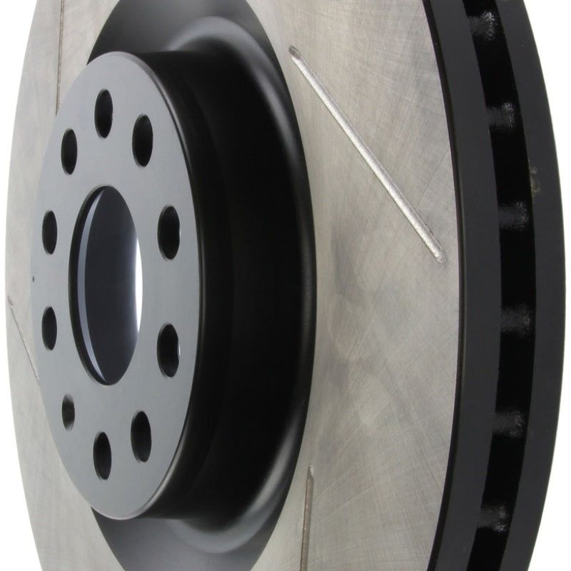 Stoptech 126.33112SR - STO126.33112SR - StopTech Power Slot 09 VW CC (Passat CC) / 06-09 Passat Front Right Slotted Rotor - Shipped in Europe - Tuningsupply.com