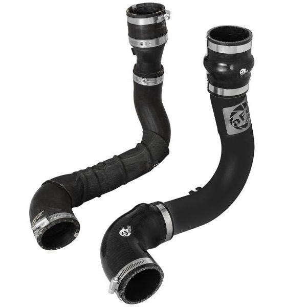 aFe 46-20189-B - AFE46-20189-B - aFe Bladerunner 2.5in Intercooler Cold Side Tubes, 13-14 Ford Focus ST 2.0L (t) *Black* - Shipped in Europe - Tuningsupply.com