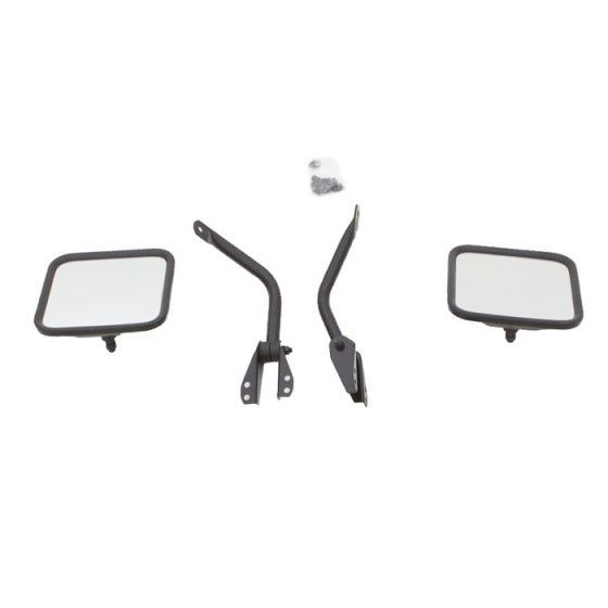 Rampage 7617 - RAM7617 - Rampage 1955-1983 Jeep CJ5 Side Mirrors - Black - Shipped in Europe - Tuningsupply.com